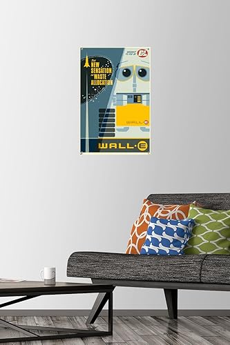 Miniatura 8 de Trends International Disney Pixar Wall-E - Nuevo póster de pared Sensation, 22.37 x 34.00 pulgadas, paquete de póster premium y alfiler