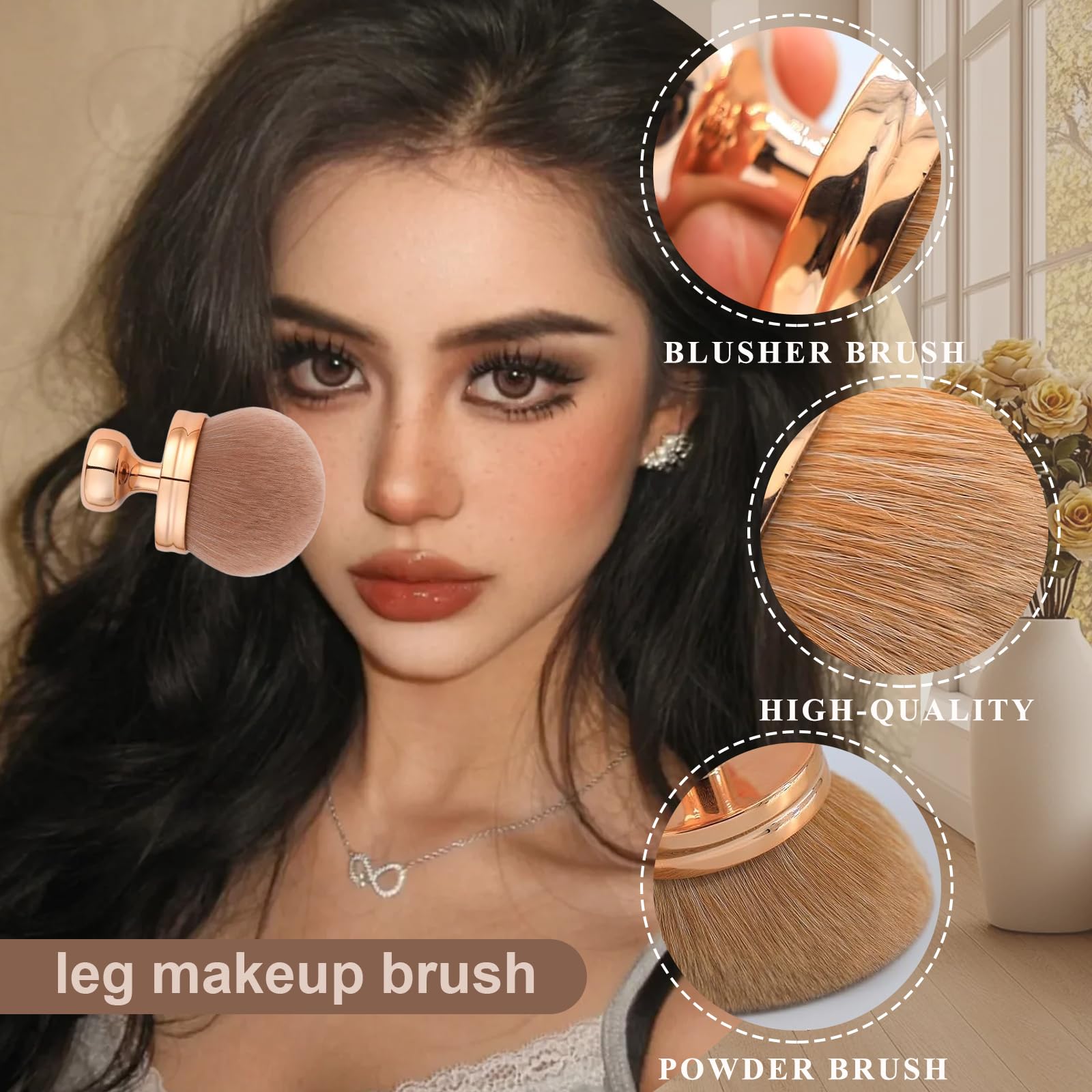 Extra Large Body Makeup Brushes - Image 3