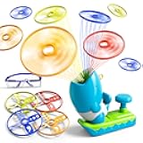 WATUDOU 29 PCS Flying Disc Launcher Outdoor Indoor Game Toys Gifts for 3 4 5 6 Year Old Kids, Outdoor Outside Game Toys for Kids Boys Ages 3-5 4-8, Ideal 3 4 5 6 Year Old Boys Birthday Gifts