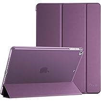 ProCase Cover per iPad 6,  iPad 5,  iPad 9.7”, iPad Air 2 ,  iPad Air 1(A1893 A1954 A1822 A1823 A1566 A1567 A1474 A1475 A1476), Flessibile Morbida TPU Cover Traslucida Smerigliata Sottile (Purple)