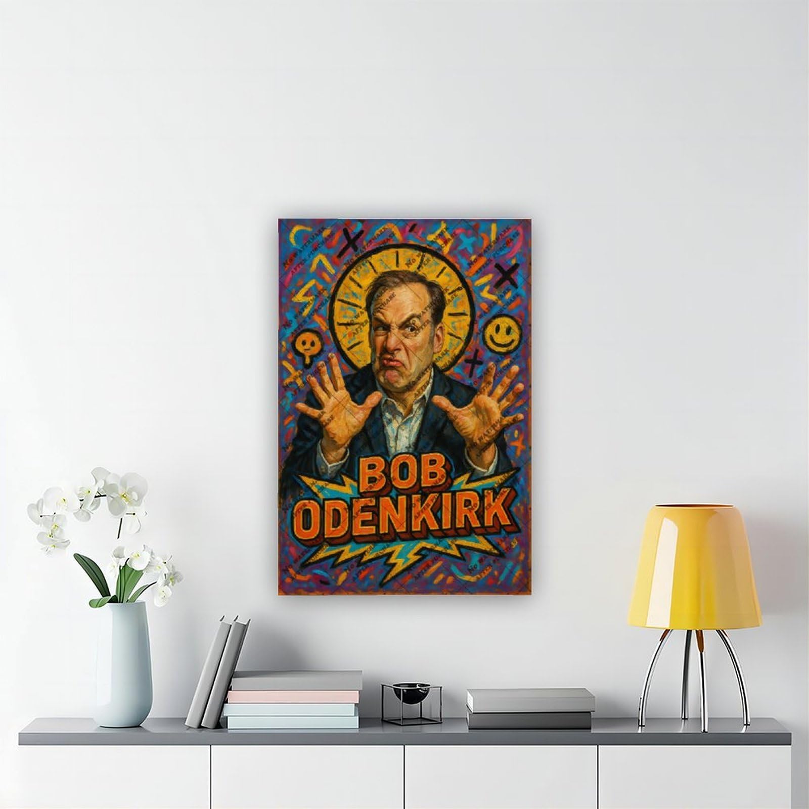 ZYGNBHL Poster della commedia attore Bob_Odenkirk, decorazione per soggiorno, 60 x 90 cm