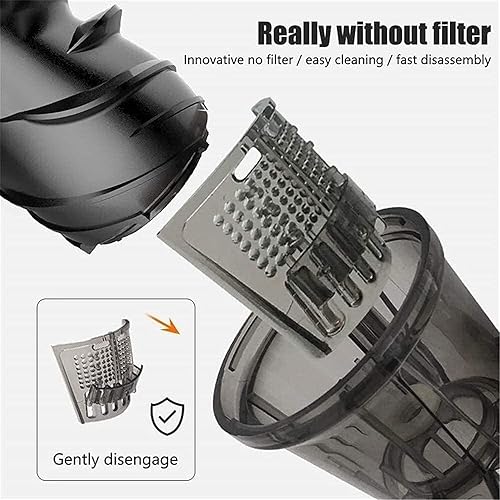 Miniatura 5 de Exprimidor de exprimidor máquina de masticación lenta lenta prensa fría para frutas y verduras nutrientes máquina vertical fácil de limpiar máquinas