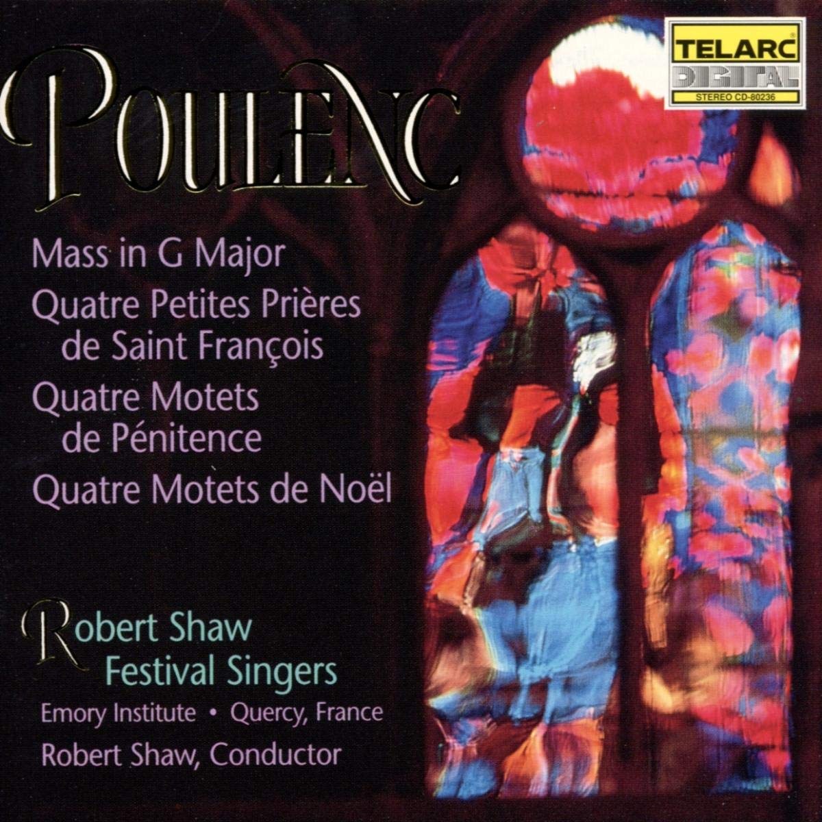 Poulenc: Mass In G [Audio CD] SHAW CHAMBER SINGERS and POULENC,FRANCIS