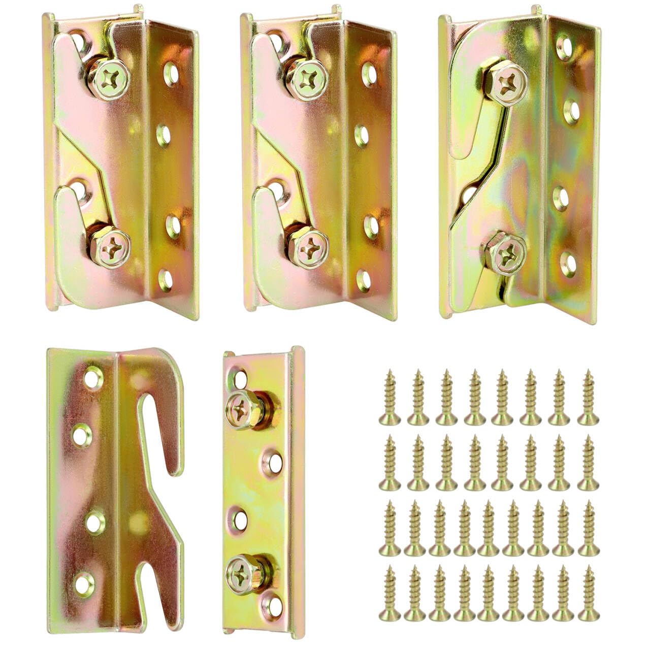 Lot De 4 Supports Rail Plat En U En Acier - Pour Disjoncteurs, Rails DIN, Montage Facile (filetage M5)