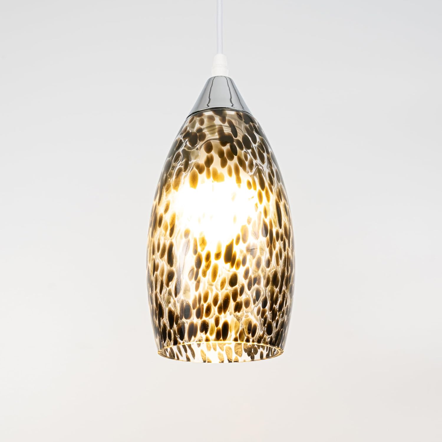 Kiven H-Type Track Lighting Pendants,3-Light Modern h Track Pendant Lights with Art Glass Lampsade,Decorative Track Lighting Fixture for Hallway Kitchen Island DZ0502