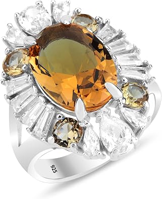 925K Zultanite Stone Silver Womens Ring - Exquisite Gemstone Jewelry for Sale - Sultanite Silver Ring - Turkish Diaspore