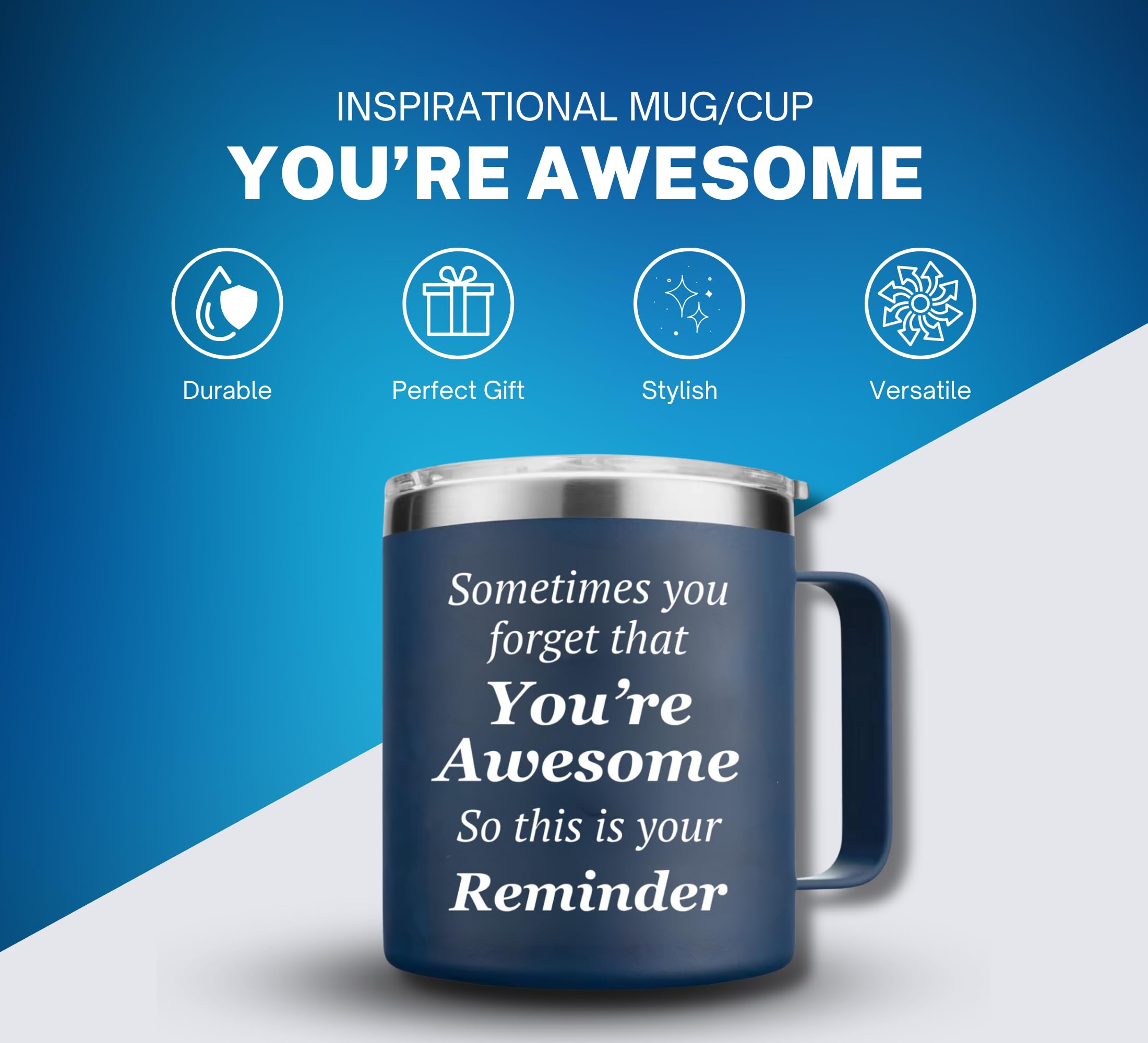 Filtered Blend 'You're Awesome' Coffee Mug 14oz thumbnail 4