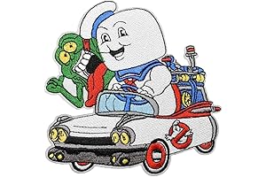 Ghostbusters Mr. Stay Puft Embroidered Iron-On Patch