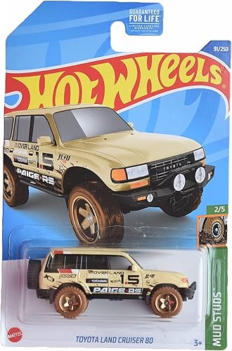 Hot Wheels Toyota Land Cruiser 80, pernos de barro 2/5