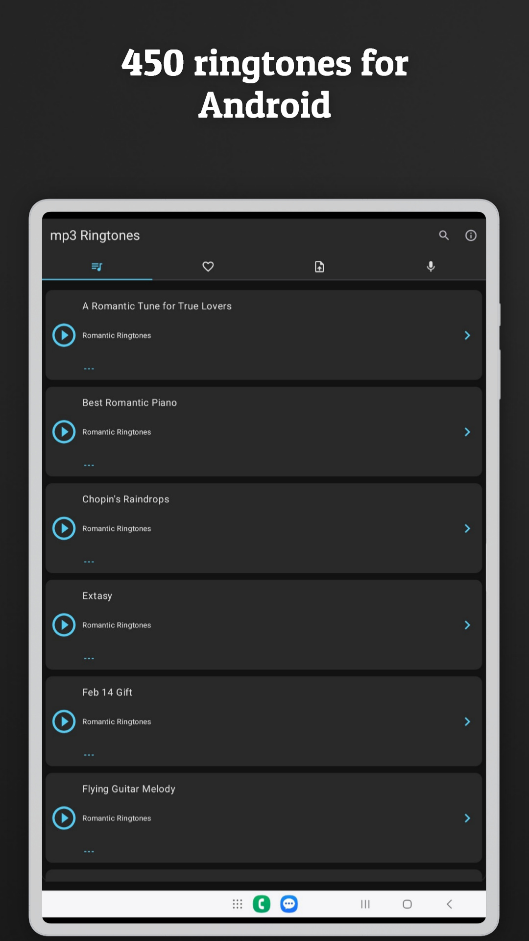 mp3 Ringtones App on Amazon Appstore