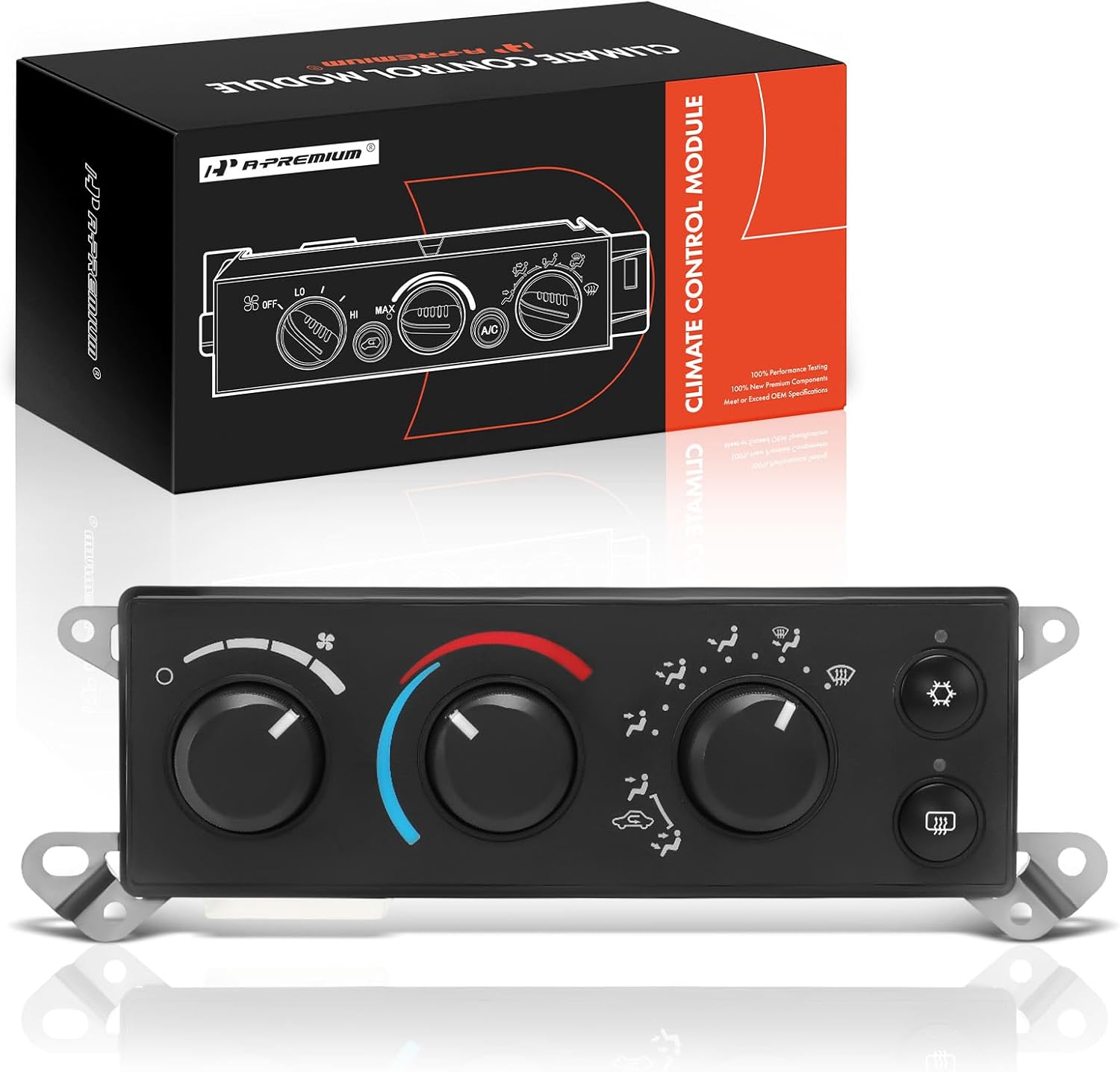 A-Premium A/C Heater Climate Control Module Panel Compatible with Dodge & Mitsubishi Vehicles - 2006-2007 Ram 1500 2500 3500 Dakota, Raider
