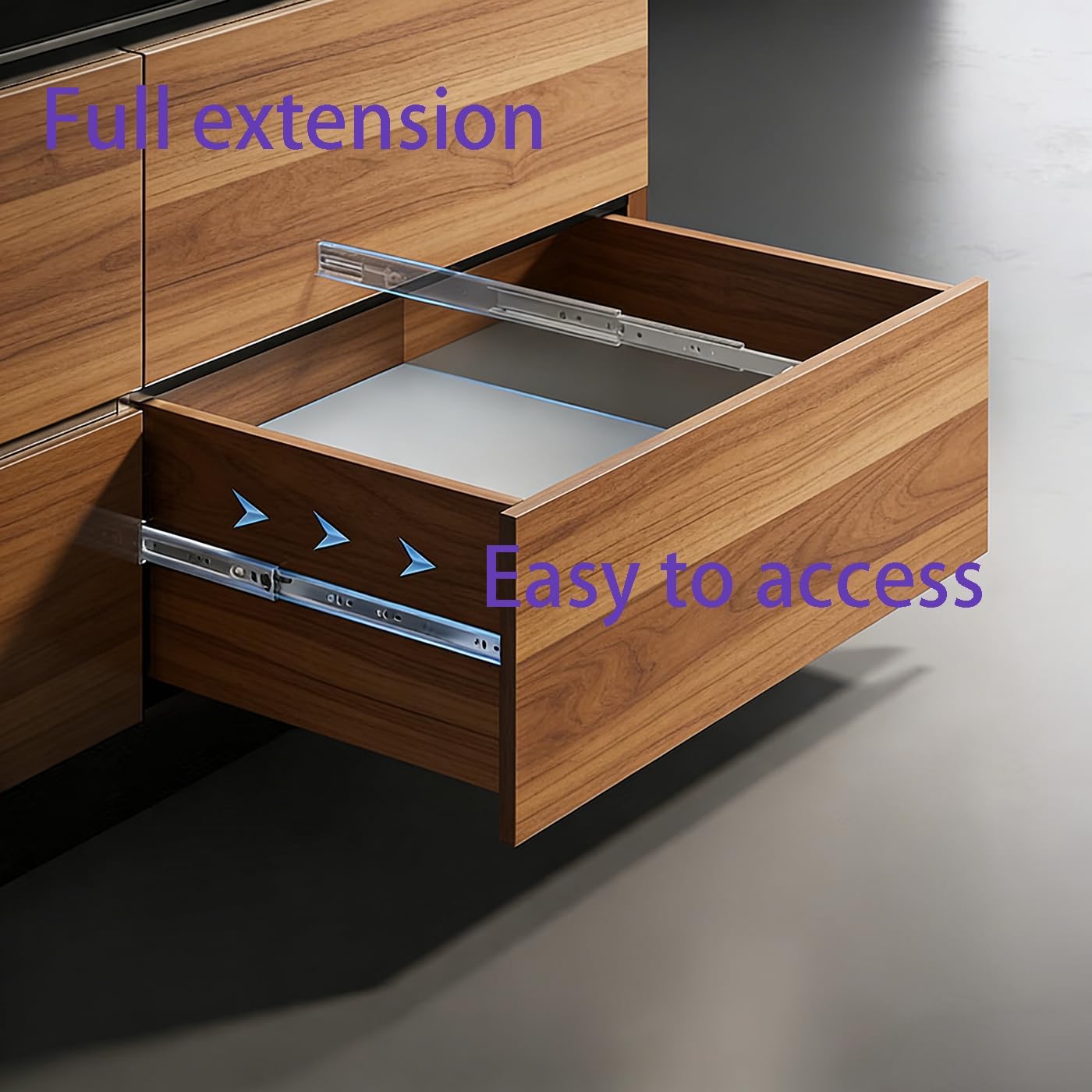 16 Inch 10 Pairs Soft Close Drawer Slides, Side Mount Full Extension Heavy Duty100 LB Drawer Tracks, Smooth Quiet, for Bathroom Vanity, Kitchen Cabinets, Nightstand Fathers Day Gift