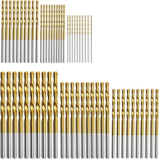 60Pcs Twist Drill Bit Set,1.0mm-3.5mm Drill Bit Assorted Set Premium 4341 HSS Micro Drill Bits for Hardened Metal, Stainless Steel, Cast Iron, Wood，Plastic and Aluminum Alloy