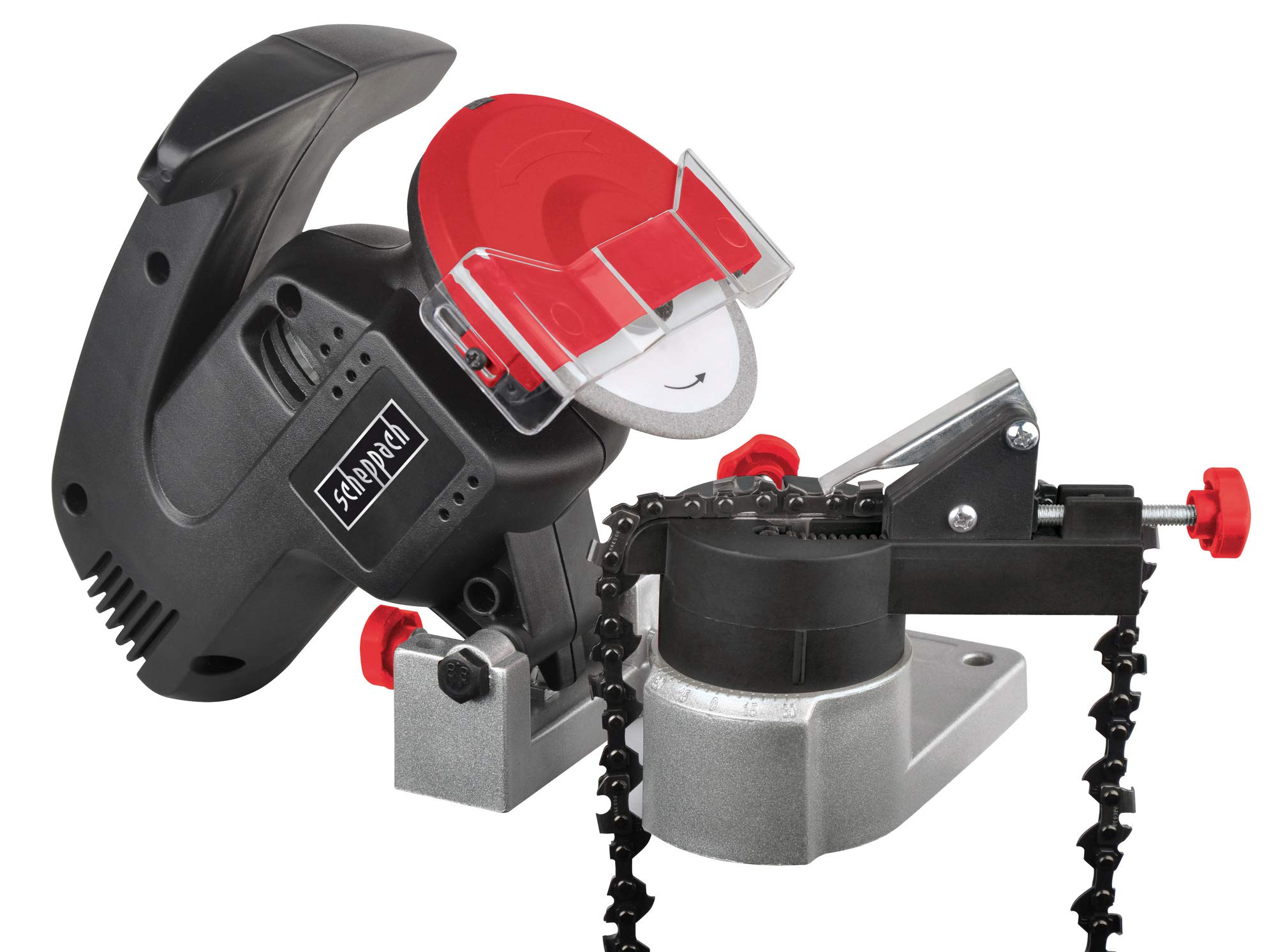 Affûteuse de Chaîne Scheppach KS1200 - 220W, Compacte et Robuste