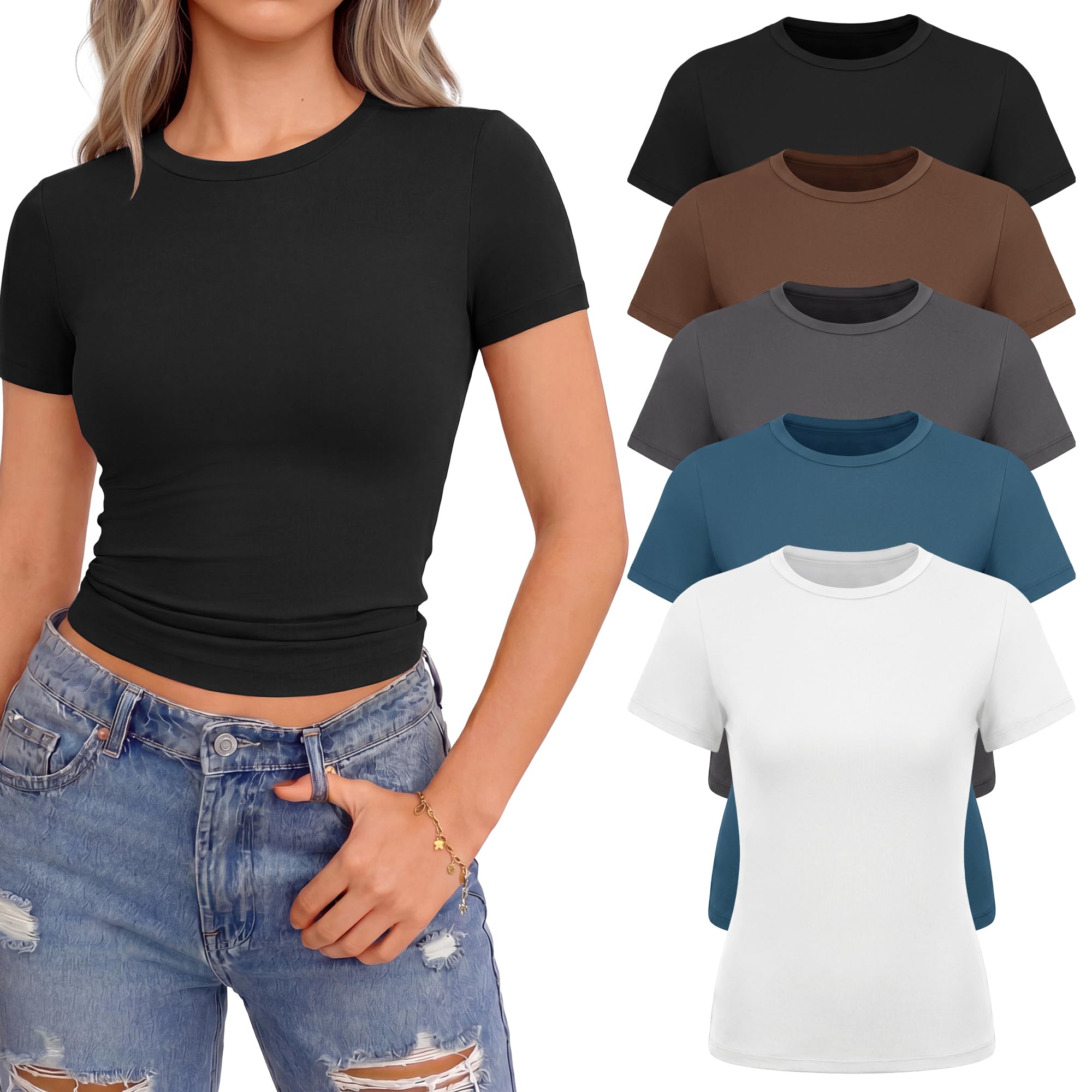 NexiEpoch 5 Pack Crop Tops