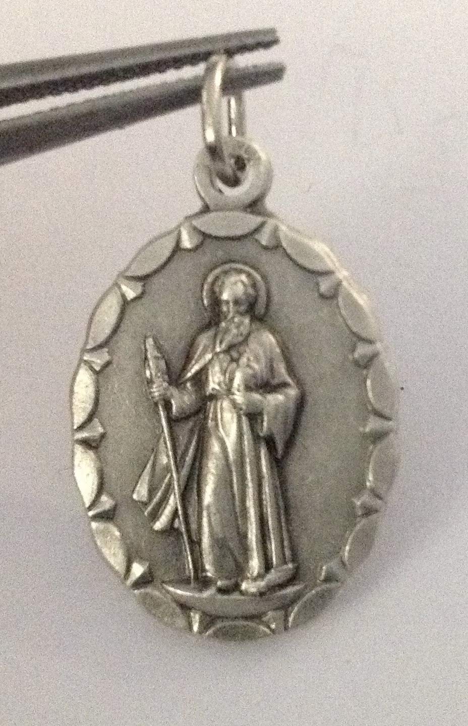 I G J Médaille Ovale de Saint Jude Thaddeus l'Apôtre - Patron des cas Impossibles