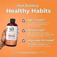 Vista 5 de MaryRuth Organics Multivitamínico líquido+crecimiento del cabello Biotina 10000mcg Suplemento para el crecimiento del cabello Lustriva