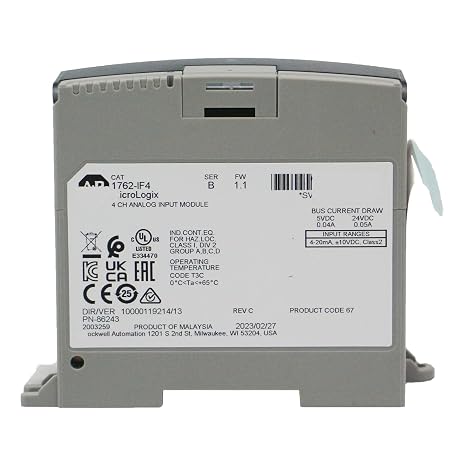 1762-IF4 MicroLogix1200 4ch Analog Input Module