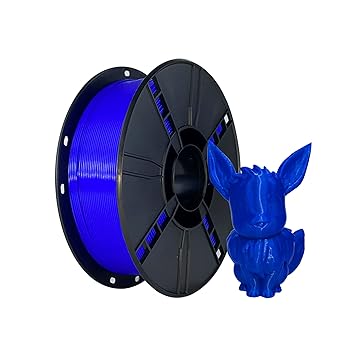PLA Plus (PLA+) 3D Printer Filament, PLA Filament 1.75mm, Dimensional Accuracy +/- 0.02 mm, 1 kg Spool (2.2 lbs), Compatible with Most FDM Printers (Dark Blue)