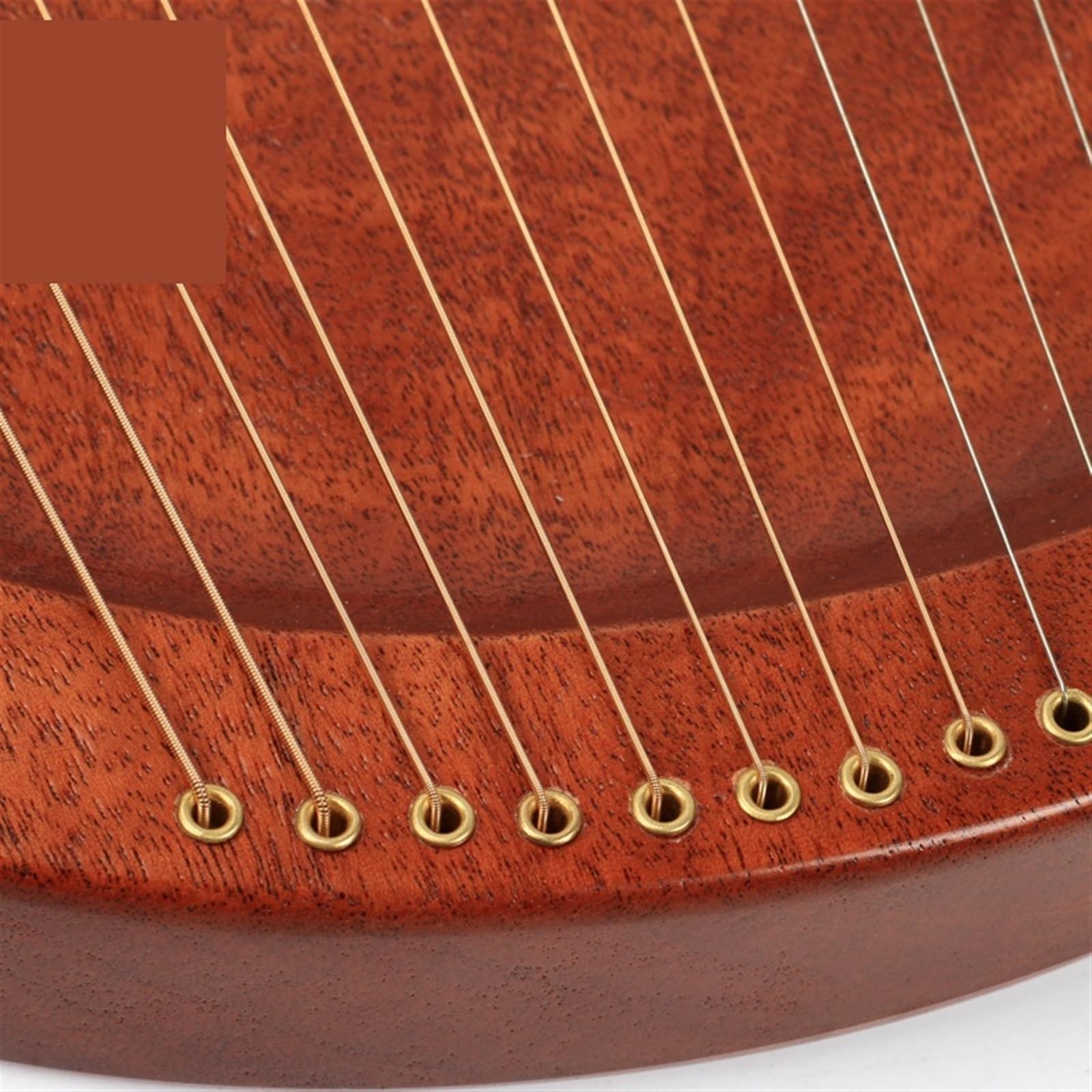 Lyre Harp 16 Saiten Holz Leier Harfe Metall Saiten Mahagoni Massivholz String Instrument Junge Mädchen Urlaub Geschenke