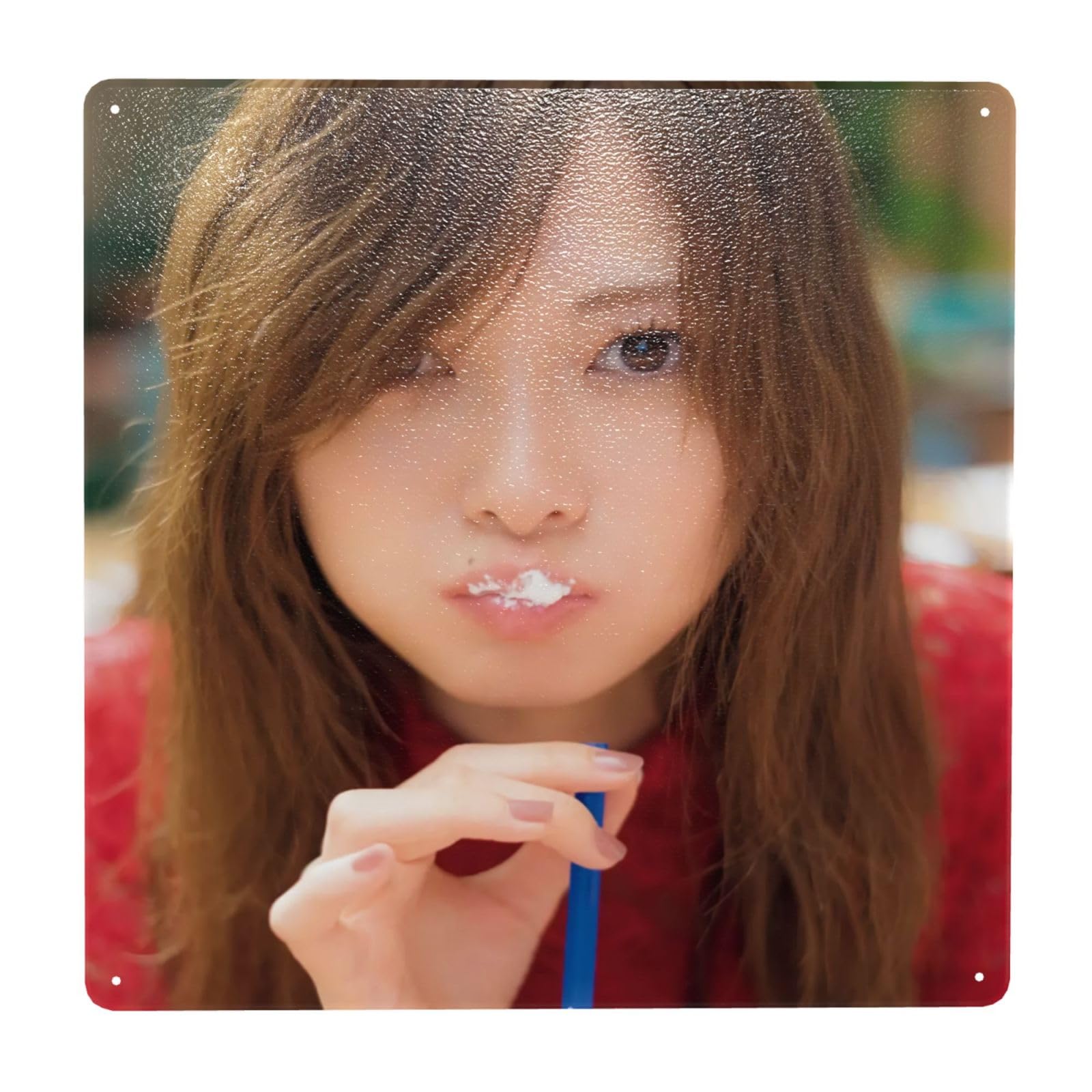 白石麻衣 ブリキ看板 インテリア雑貨 Amazon | ブリキ看板 白石麻衣 メタルプレート レトロ 店舗看板 金属