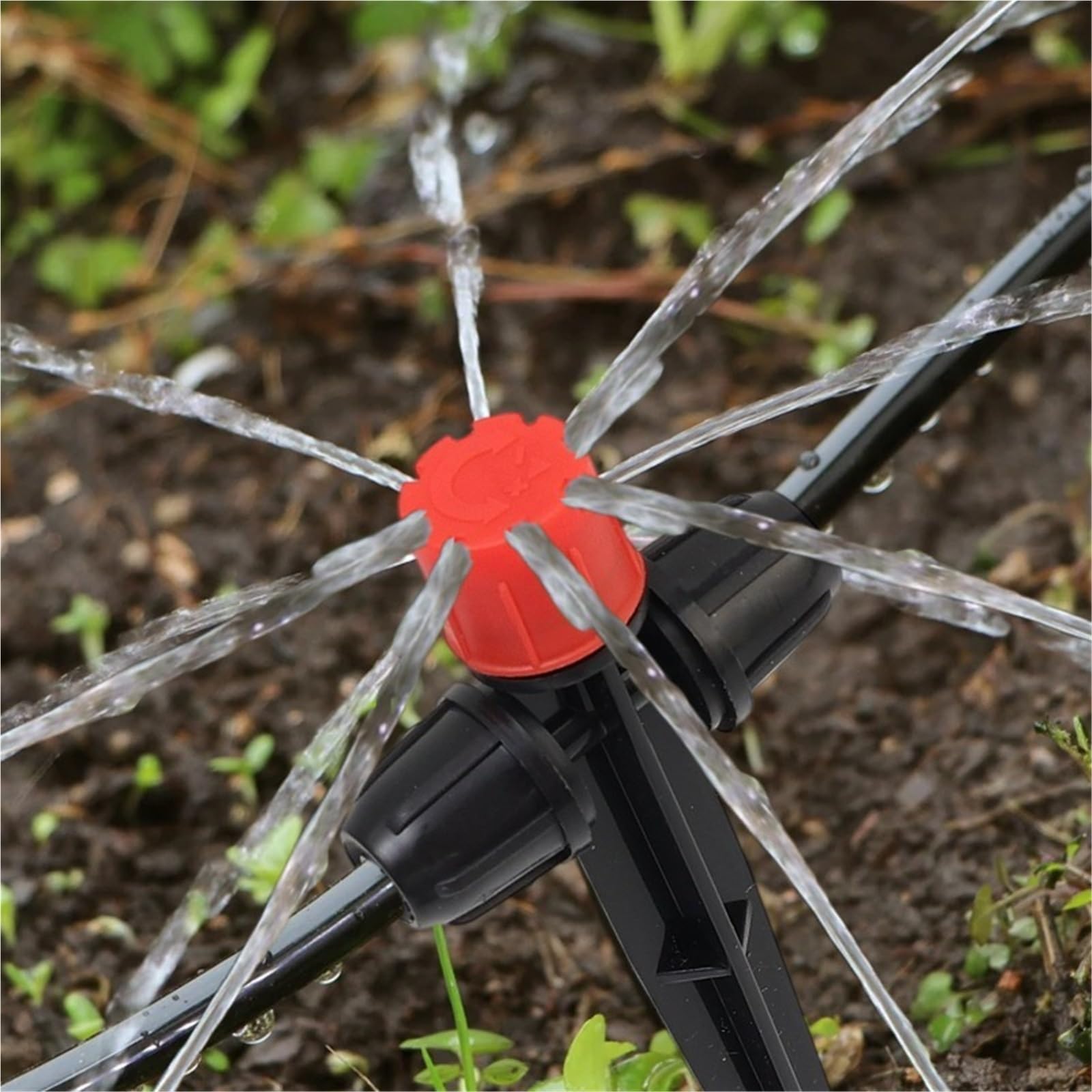 Emisores de Riego por Goteo 5/30 emisores de riego por Goteo 360 ​​Grados, gotero automático for jardín, Flores, Boquilla, Suministros 8 o 1 Orificio(Blue-30PCS)