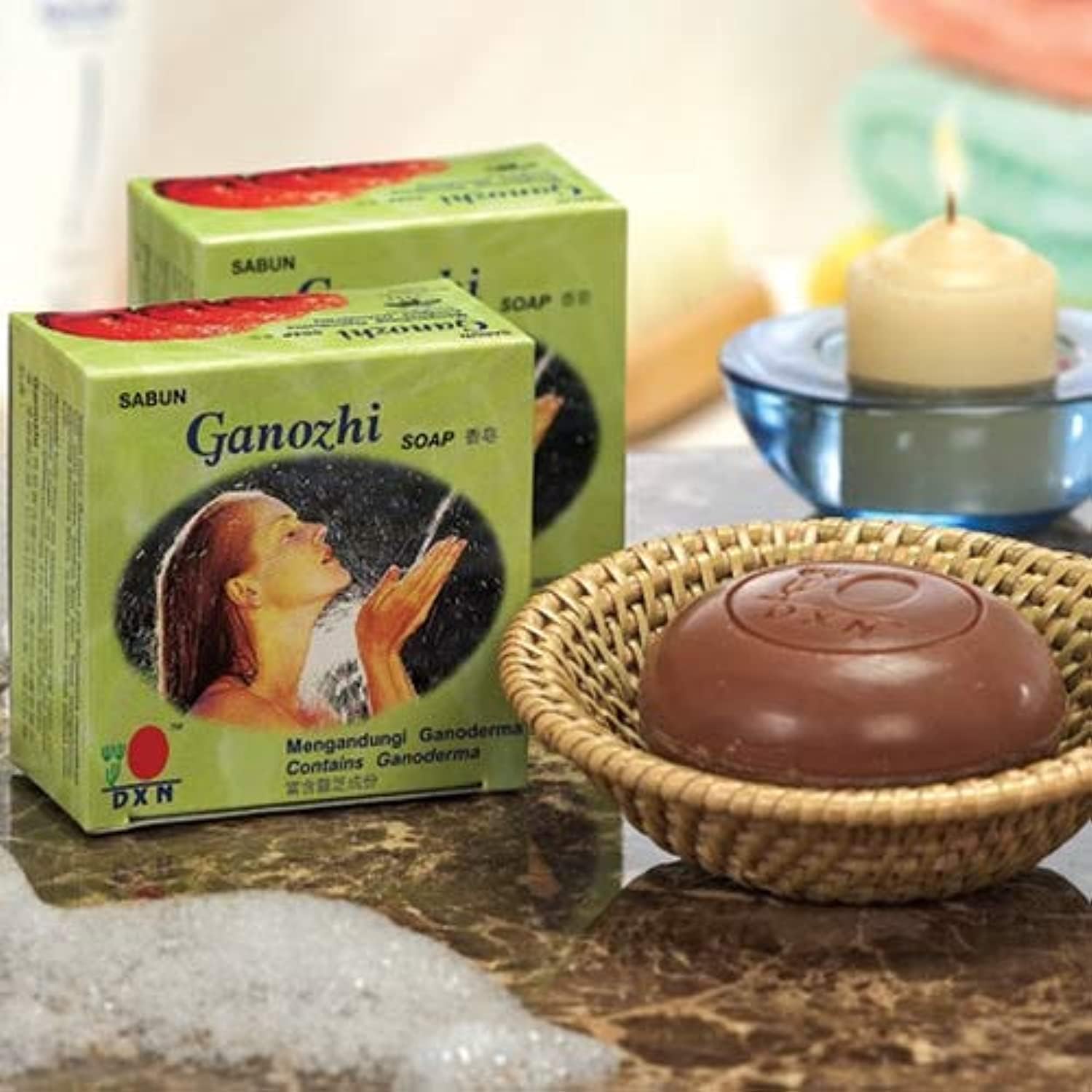 GANODERMA MUSHROOM SOAP 3PCS GANOZHI HEALTHY SKIN
