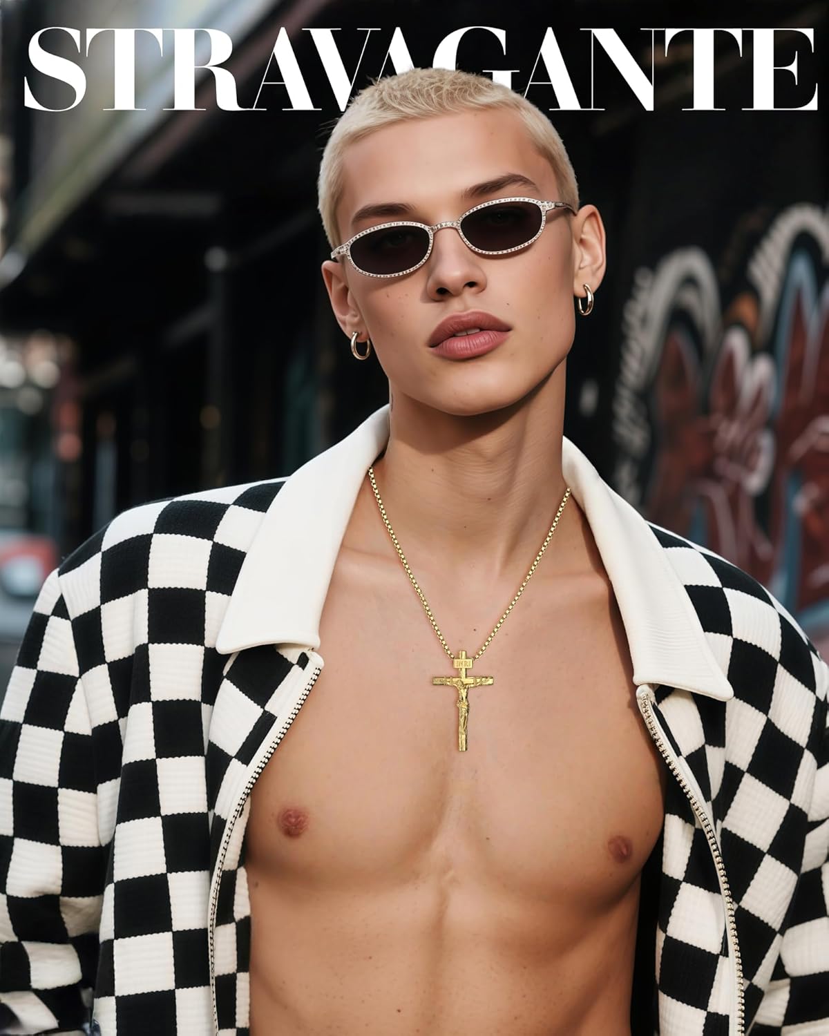 Crucifix Cross Necklace for Men and Women with Exquisite Jesus Pendant and Stainless Steel Chain 16-30 Inch - Image 2