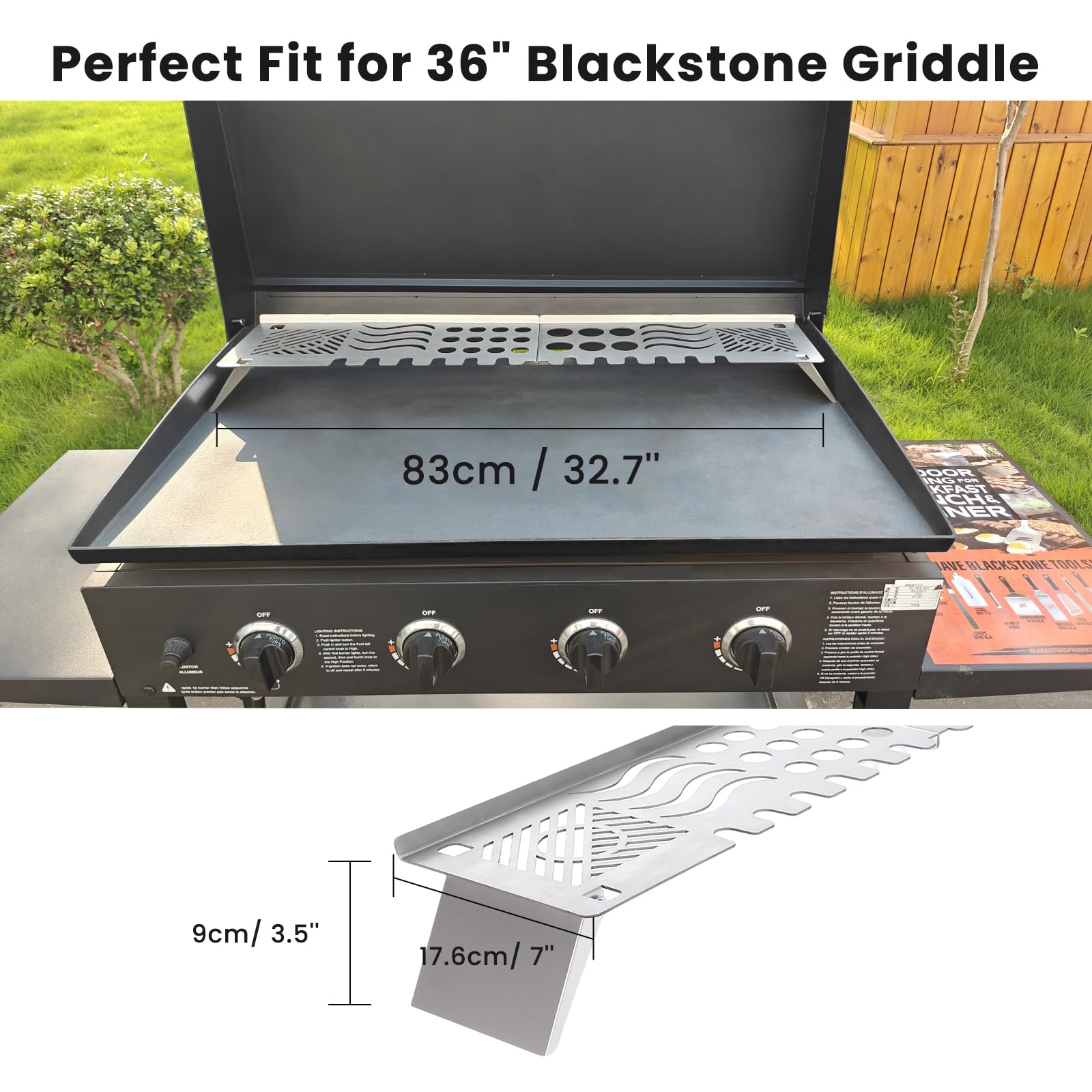 Griddle Racks Snapklik.com : GRISUN Warming Rack For Blackstone 36 Inch Griddle ...