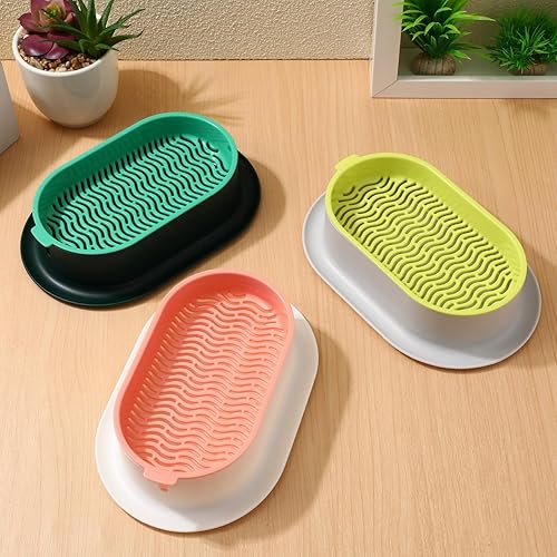 Miniatura 8 de Tofficu Kit de 3 macetas de césped para gatos, caja de cultivo hidropónico, kit de plantación de césped para gatos sin suelo para interiores,