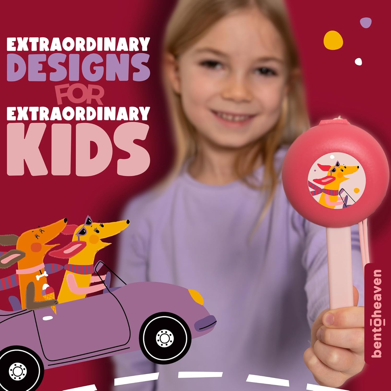 Bentoheaven Kids Travel Utensils with Case, Food-Grade Stainless Steel & BPA-Free Plastic, Travel Kid Cutlery Set, Dishwasher Safe Fork, Spoon & Case, Reusable Flatware, Silverware for Kids(Dachshund) - Image 5