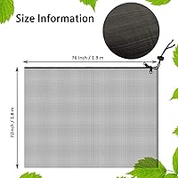 Vista 2 de Cubierta para plantas de jardín, bolsas de red de protección para plantas con cremallera, cubierta de red para árboles frutales, bolsas de malla