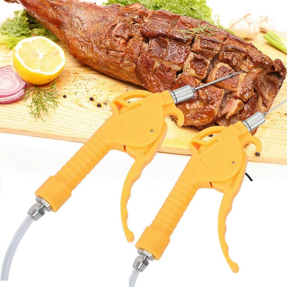 Automatic Meat Injector BBQ Injection Kit,Marinade Meat Injector Pump