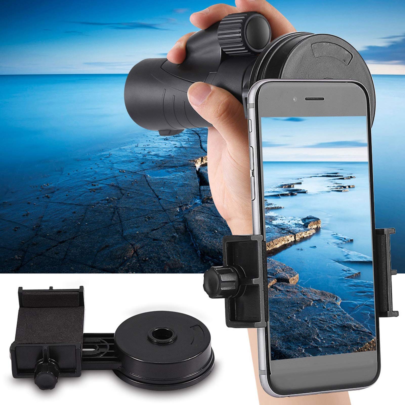 Universal Camera Adapter for Smartphone to Telescope Easy Lunar and Planetary Photography, Soft Protection, Mount Bracket - Image 3