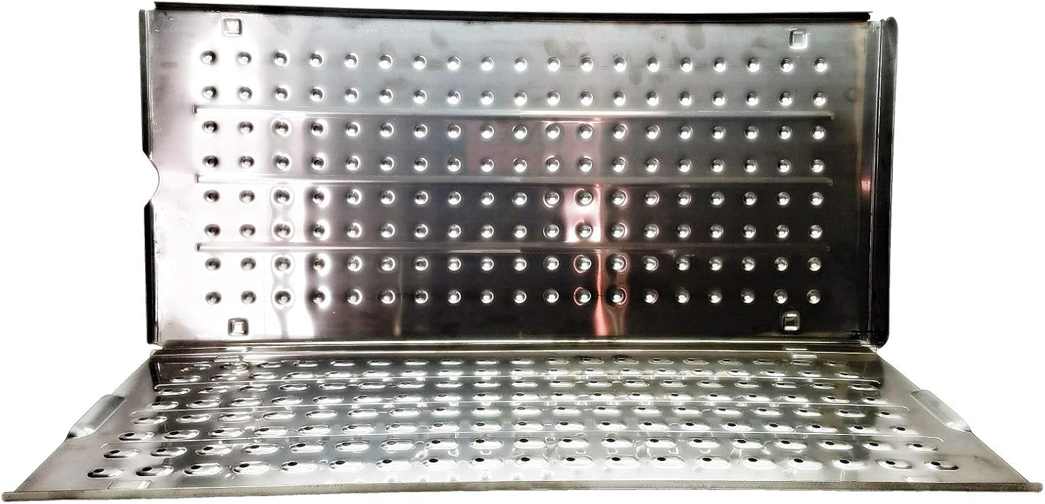 Jim Bowie & Peak Grease Drip Tray Baffle, 2 Piece Open Flame Technology Appliances