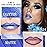 Kaely 2-in-1 Royal Blue Metallic Lipstick and Lip Liner Makeup, Shimmer Liquid Metallic Lipsticks for Women, Glitter Lip Gloss Stain Long Lasting Waterproof Smudge Proof 24 Hour, Cruelty-Free 24