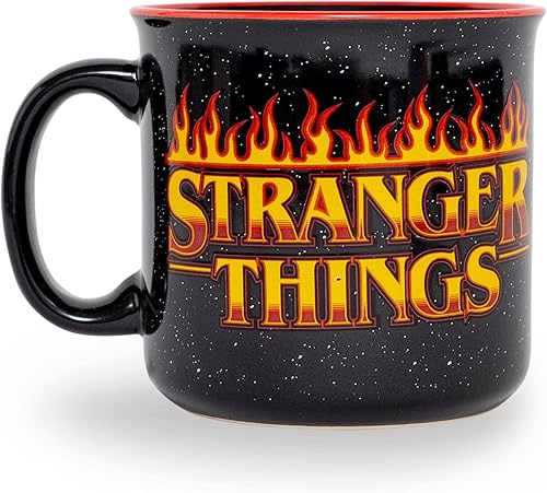 Miniatura 2 de Silver Buffalo - Taza grande de cerámica de Stranger Things Hellfire Club, 20 onzas