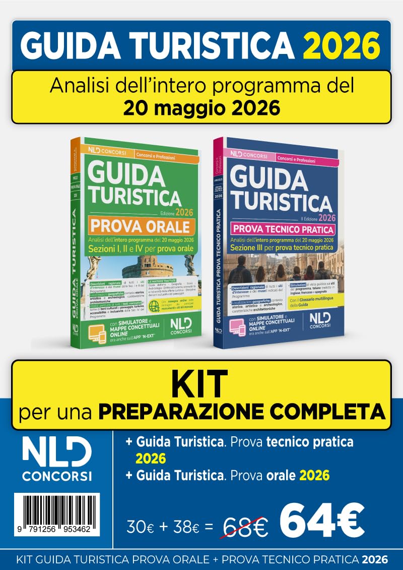 Kit esame abilitazione Guida Turistica 2026. Manuale per la prova orale + Manuale per la prova tecnico pratica