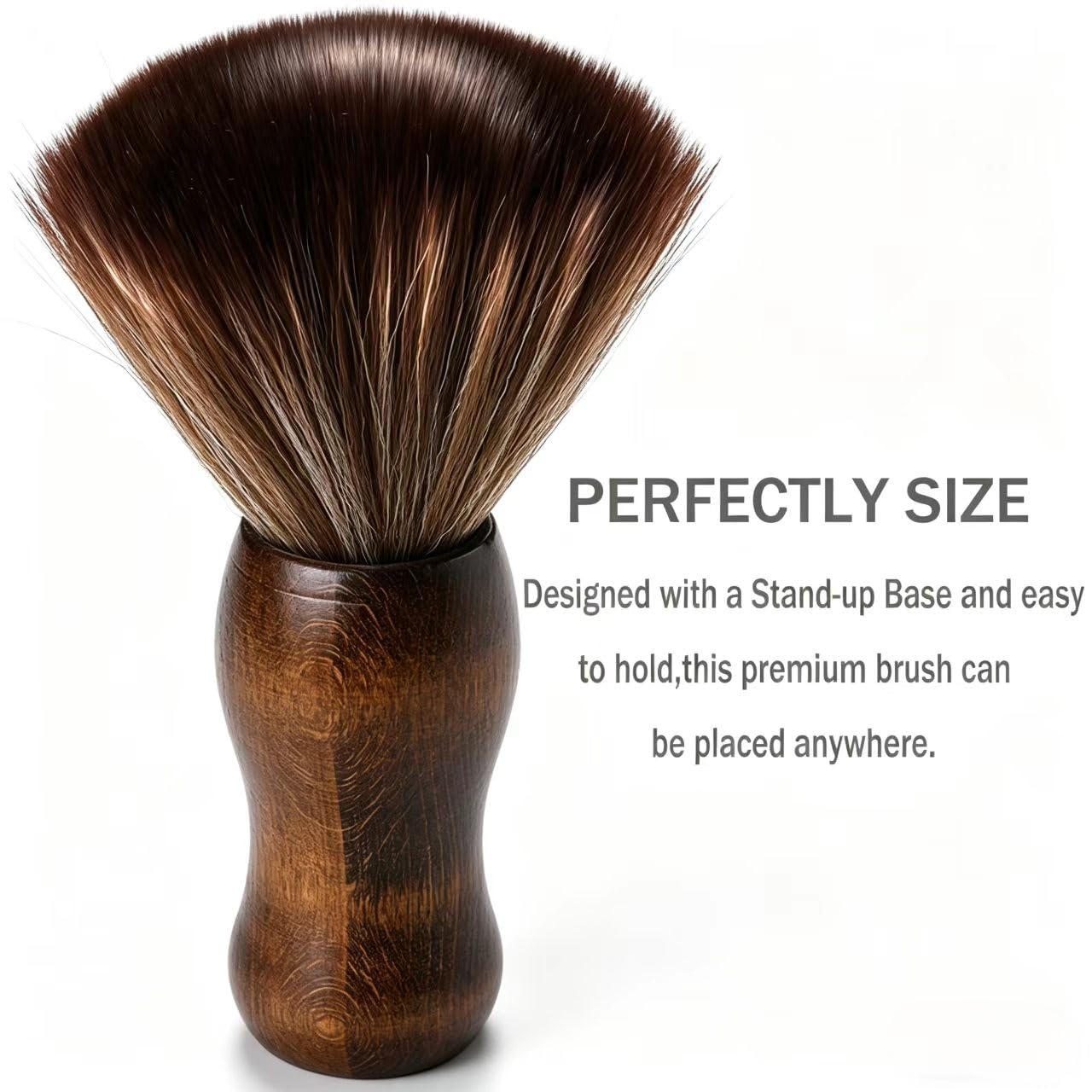 Barber Neck Duster Brush - Borogo 3PCS Professional Barber Large Hair Cutting Cleaning Hairbrush Styling Tool