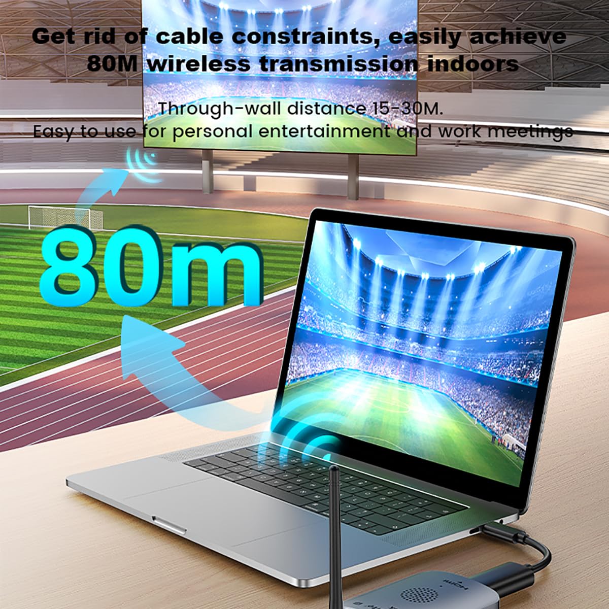 Amazon.co.jp: eppfun ワイヤレス HDMI 4K 無線 HDMI 送受信機セット