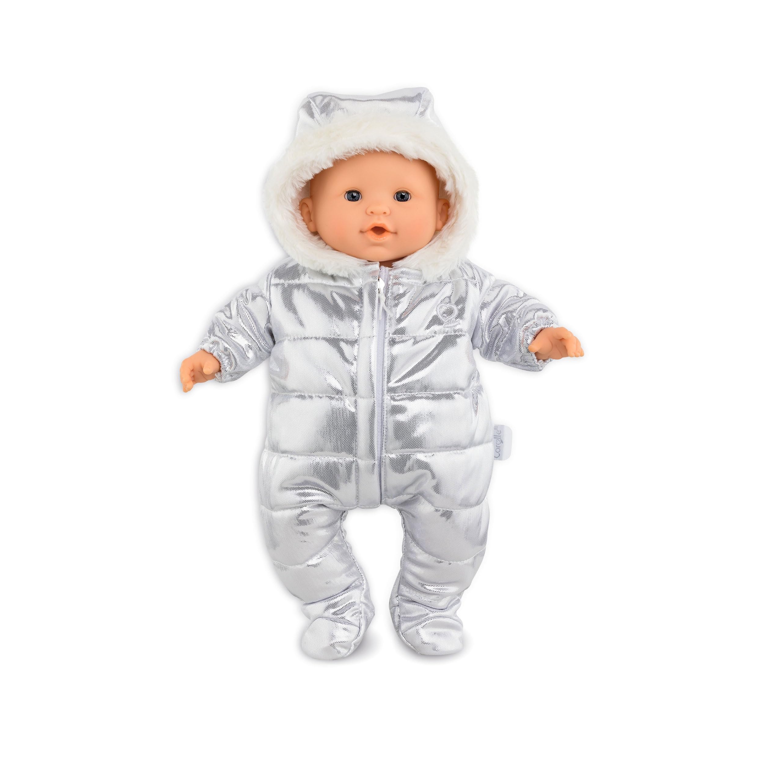 Vêtement pour grands poupons 36 cm mon classique : combi pilote ourson Vêtement pour grands poupons 36 cm mon classique : combi pilote ourson