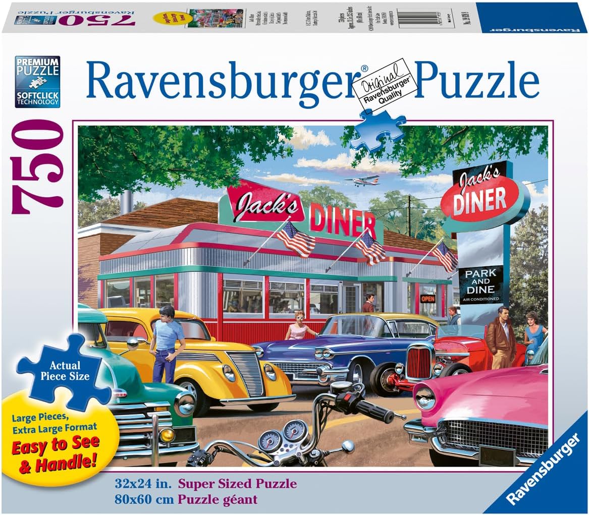 Ravensburger Meet You at Jack's Jigsaw Puzzle - 750 Large Unique Pieces | Softclick Technology Anti-Glare Surface | Ideal Gift for Puzzle Enthusiasts