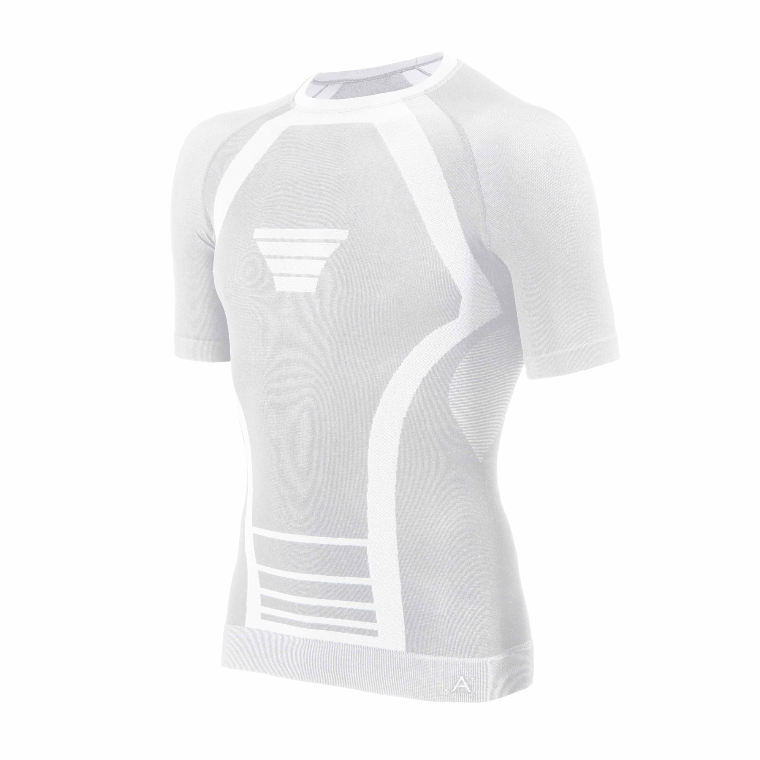Risalti Maglia Termica Uomo e Donna Extreme Unisex - Intimo Termico Manica Corta Traspirante, Abbigliamento Termico Tecnico Invernale Senza Cuciture - Made in Italy