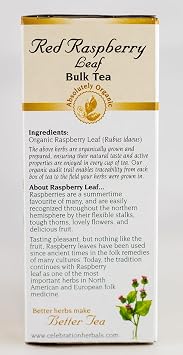 CELEBRATION HERBALS Red Raspberry Leaf Organic 40 gm, 0.02 Pound