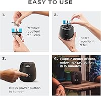 Vista 42 de Thermacell E-Series Rechargeable Mosquito Repeller with 20’ Mosquito Protection Zone; Bug Spray Alternative; Scent Free