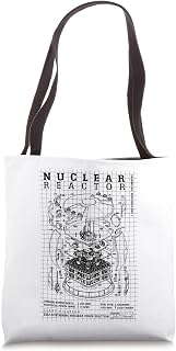Nuclear Reactor Core Fission Power Physics Energy Diagram Tote Bag