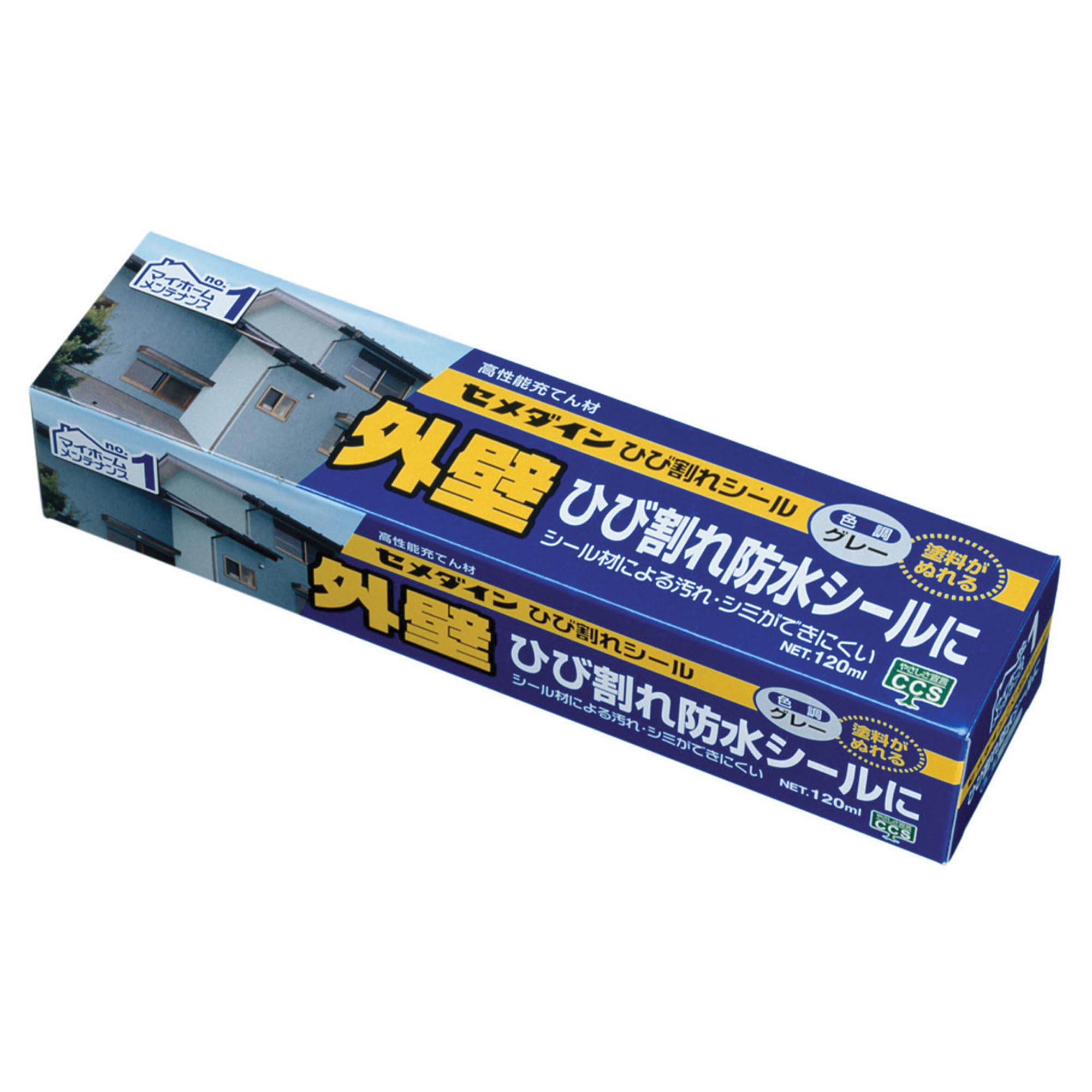 Amazon.co.jp: セメダイン 外壁用 ひび割れシール 120ml グレー SX-011