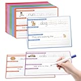 HenPisen CVC Word Games & Sentence Building for Kids - Handwriting Practice, Phonics Flash Cards, Sight Word Tracing for Pre-K, Kindergarten & Homeschool Learning Activities