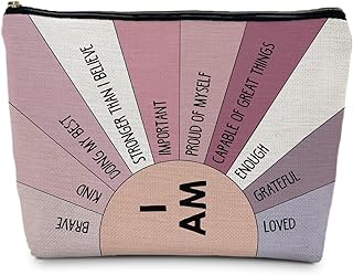 Bolsa de maquillaje de afirmación, bolsa de c...