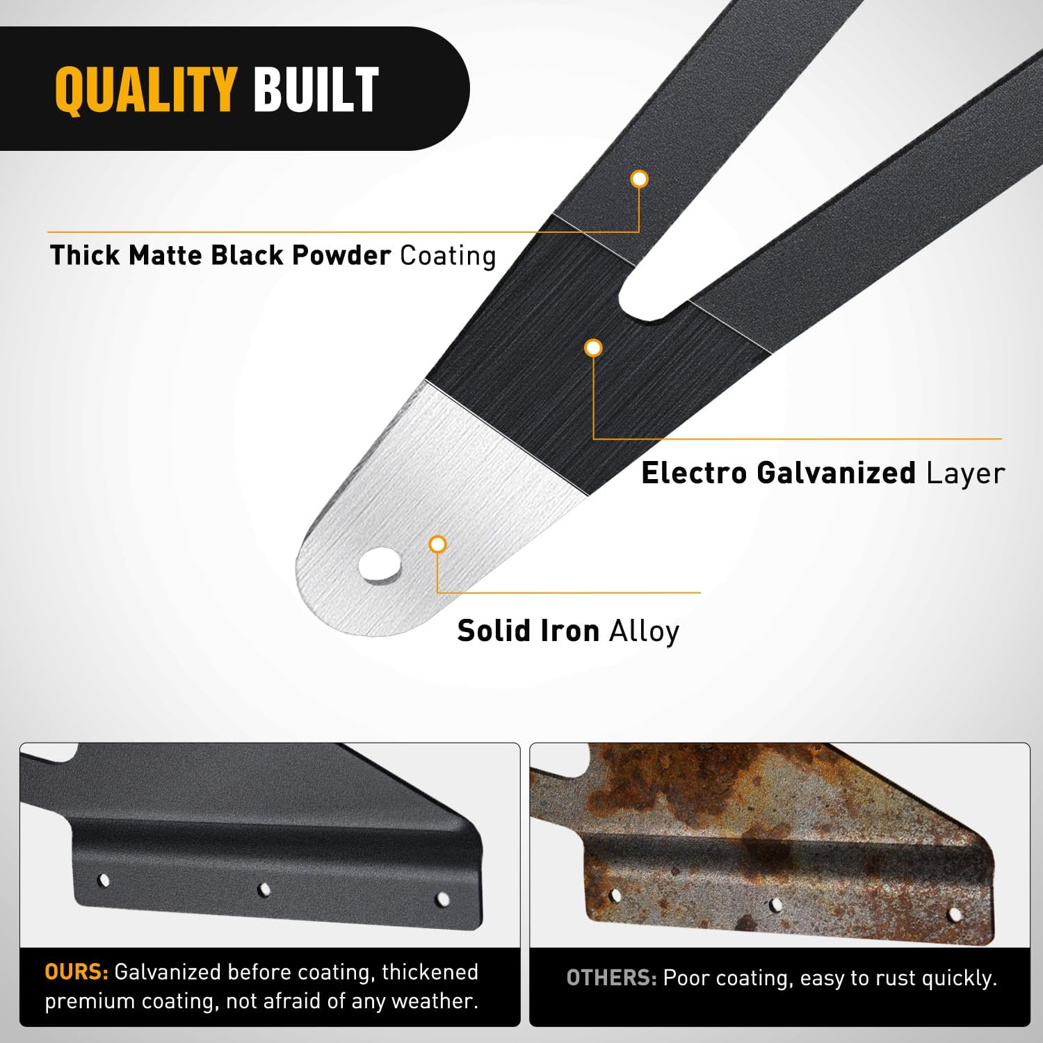 Nilight 50 inch LED Light Bar Bracket Mounting Upper Windshield Roof Cab Brackets Compatible with Jeep Grand Cherokee ZJ 1993 1994 1995 1996 1997 1998